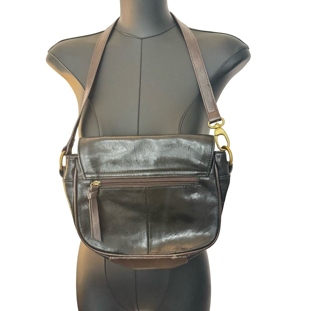 Tignanello Brown Leather Crossbody